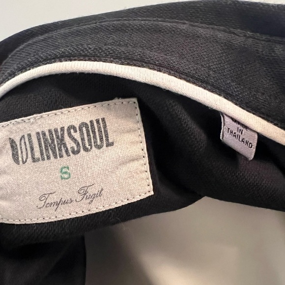 Link Soul Oxford Black button down top - Picture 3 of 4